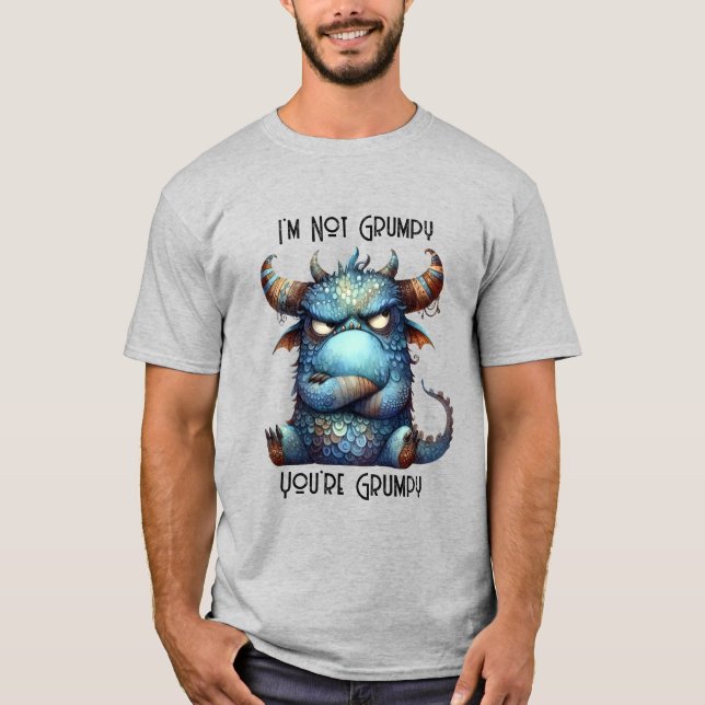 Camiseta Sr. Grumpy Monster (Frente)