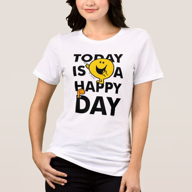 Camiseta Sr. Happy | Hoje é um dia feliz (Frente)