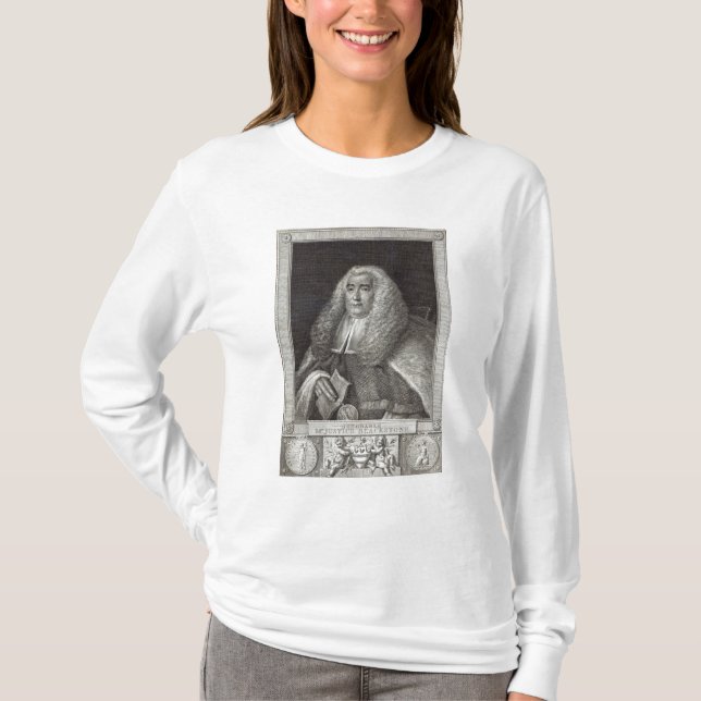Camiseta Sr. honorável Justiça Blackstone (Frente)