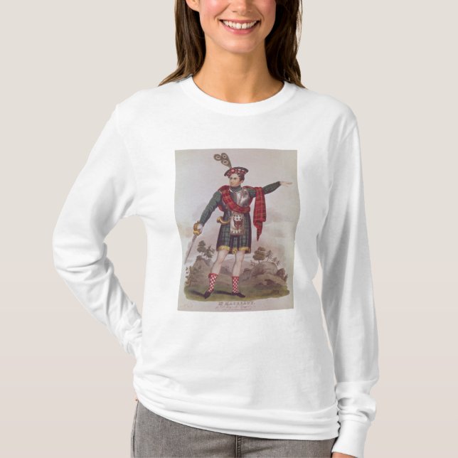 Camiseta Sr. Macready no papel de Rob Roy Macgregor (Frente)