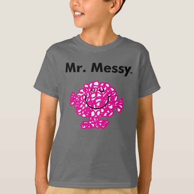 Camiseta Sr. Men | O Sr. Messy É Bonito, Mas Mensal (Frente)
