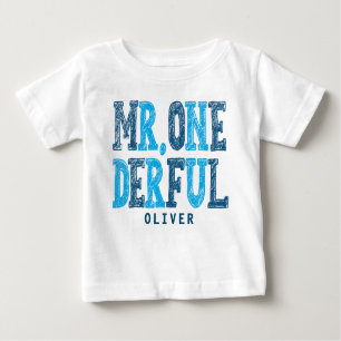 Camiseta Sr. Onetiful First Birthday Baby Bodysuit