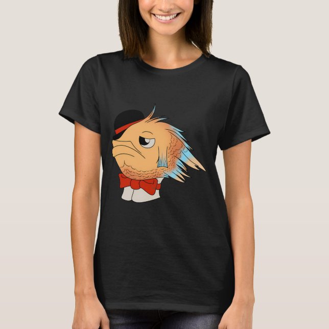 Camiseta Sr Peixe e seu chapéu (Frente)