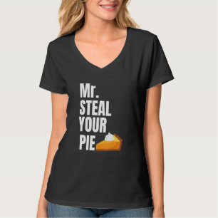Camiseta Sr. Roube Sua Torta para o Dia de Ação de Graças