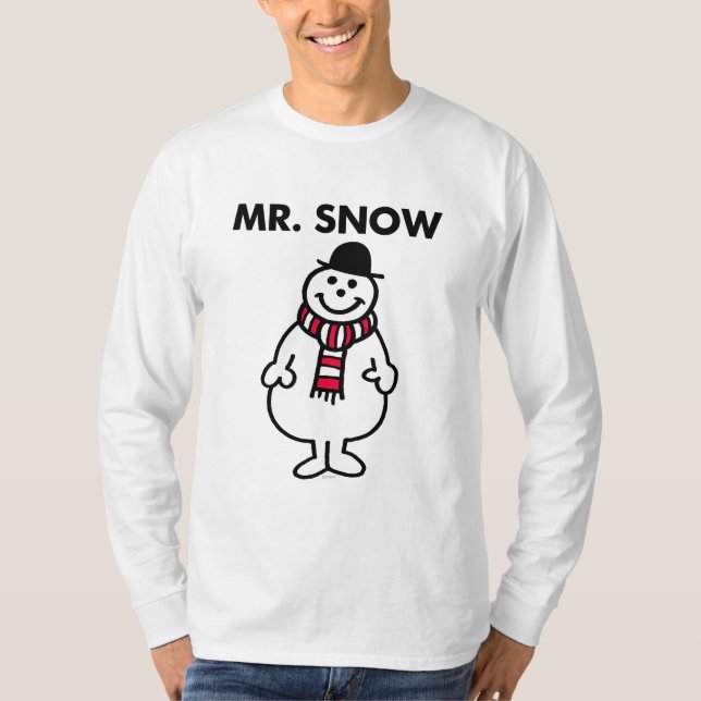 Camiseta Sr. Snow | Dose clássica (Frente)