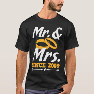 Camiseta Sr. & Sra. Desde 2009 Casal Mister And Misses