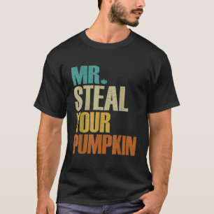 Camiseta Sr. Steal, o seu retro halloween diz engraçado
