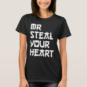 Camiseta Sr. Steal Seu Coração V Dia 2022 Meninos Crianças
