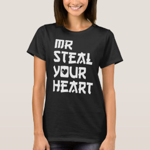 Camiseta Sr. Steal Seu Coração V Dia 2022 Meninos Crianças