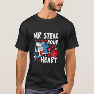 Camiseta Sr. Steal Seu Namorados De Tubarão Dia de os namor