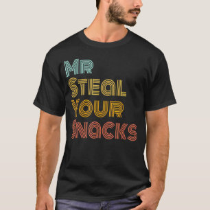 Camiseta Sr. Steal Seus Cachorros Engraçados Comida Invóluc