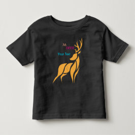 Camiseta Sr. Veado Gráfico – Estilo Rústico de Floresta