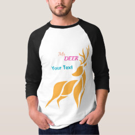 Camiseta Sr. Veado Gráfico – Estilo Rústico Florestal