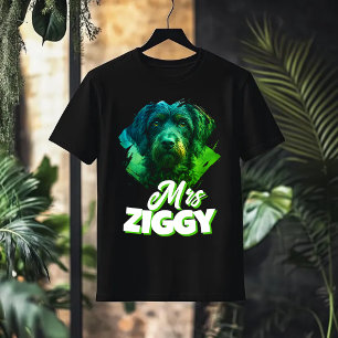 Camiseta Sr. Ziggy Foto Personalizada de Cachorro, Amante d