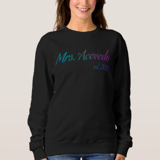 Camiseta Sra ACEVEDO 2023 nova noiva festa de casamento