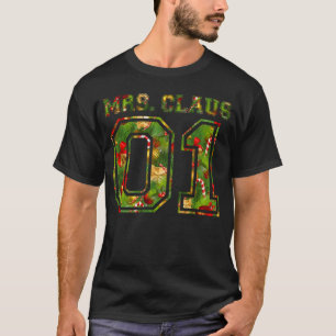 Camiseta Sra. Claus 01 Roufit Mãe Mulheres Que Correspondem