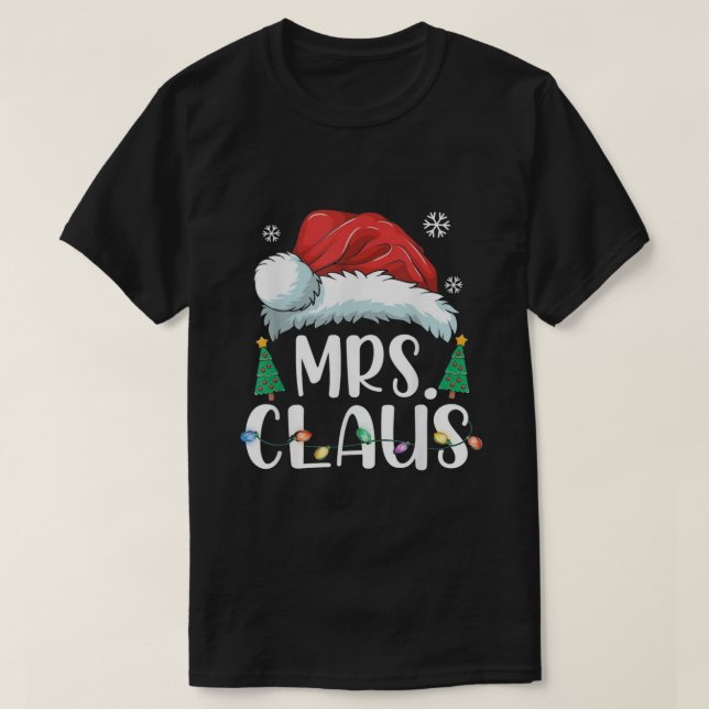 Camiseta Sra. Claus Christmas (Frente do Design)