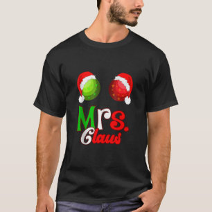Camiseta Sra. Claus Papai noel Natal Sr. e Sra. Casais Xmas
