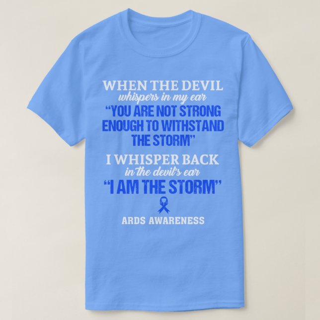 Camiseta SRA Consciência Eu Sou A Tempestade Nesta Família  (Frente do Design)