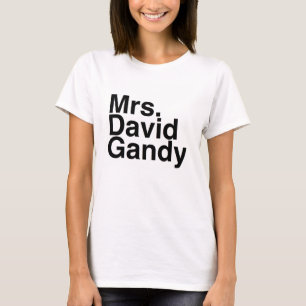 Camiseta Sra. David Gandy do noivo do livro