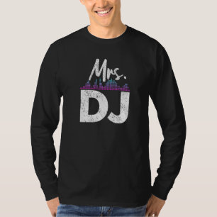 Camiseta Sra. DJ Wife Disk Jockey