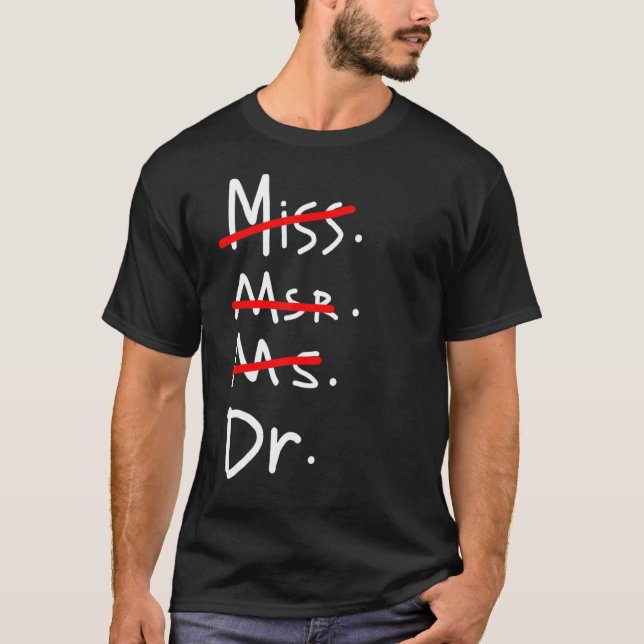 Camiseta Sra. Dra. Doutora Graduação (Frente)
