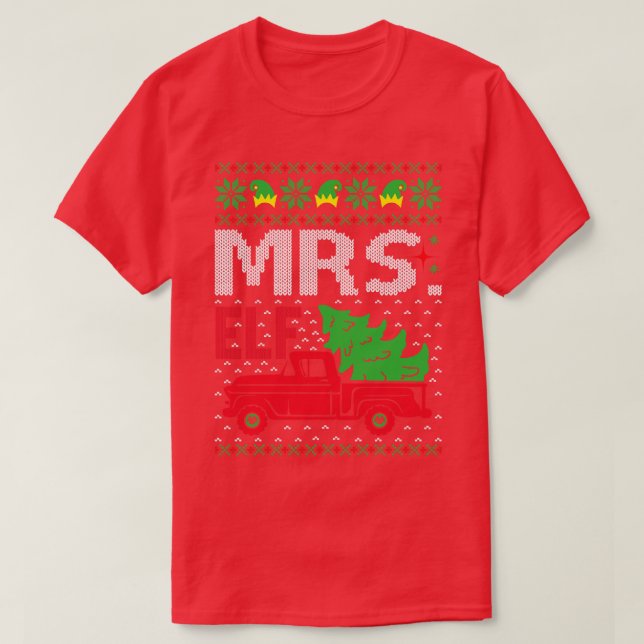 Camiseta Sra. Elf (Frente do Design)