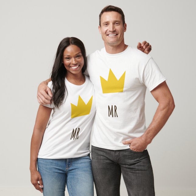 Camiseta Sra. King e Queen Casal (Unissex)