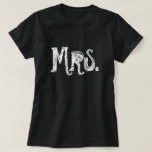 Camiseta Sra. t shirts para a noiva/esposa<br><div class="desc">Sra. t shirts para a esposa e o Sr. t shirts para o noivo. Boa ideia de casamento ou de presente de festa de solteira para noiva e noivo / marido e mulher. Vintage design.</div>
