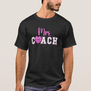 Camiseta Sra Treinadora de Basquetebol Esposa de um Treinad