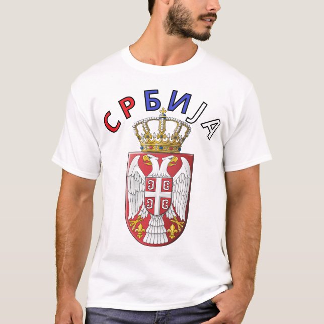 Camiseta Srbija Dvoglavi Orao (Frente)