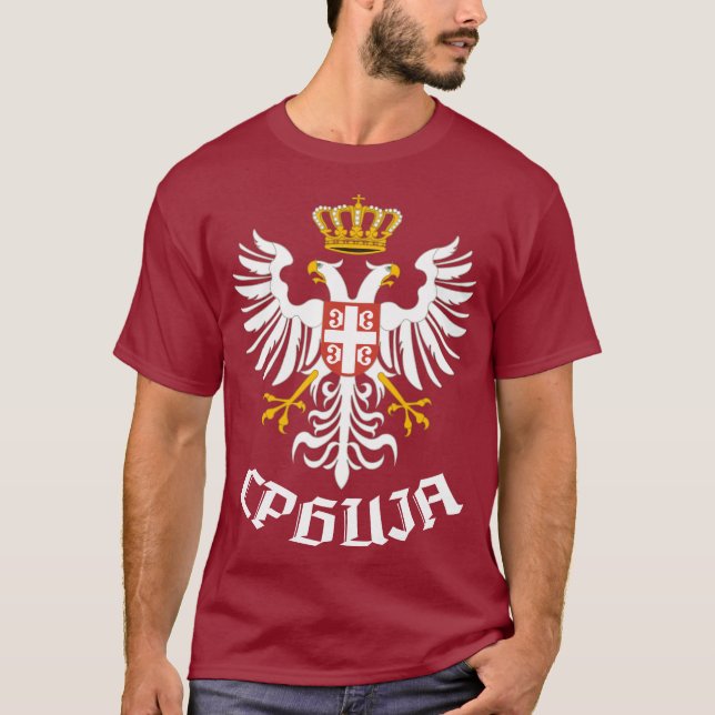 Camiseta Srbija Gotic (Frente)