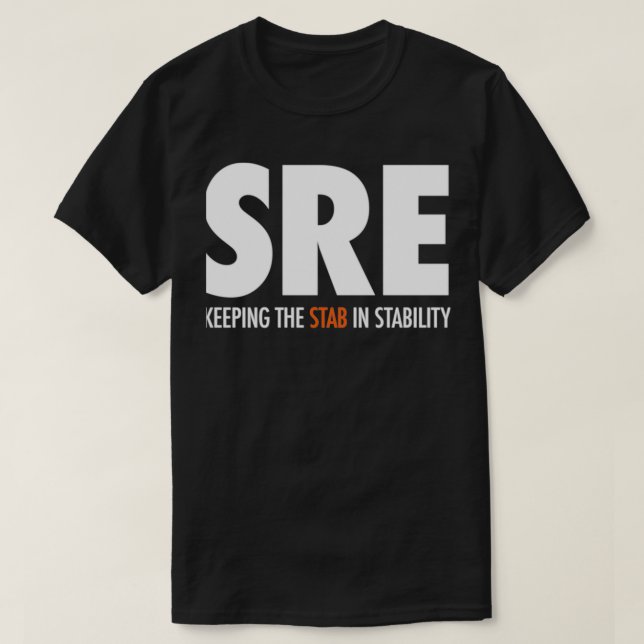 Camiseta SRE Mantendo a faca na estabilidade (Frente do Design)