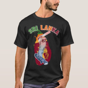 Camiseta Sri Lanka - Fãs de Críquete do Leão do Sri Lank