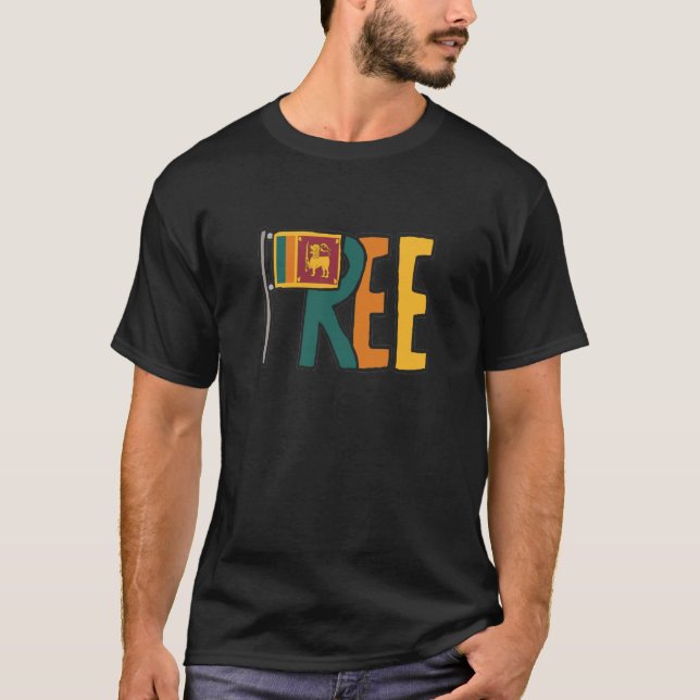 Camiseta Sri Lanka Livre (Frente)