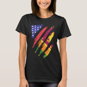 Camiseta Sri Lanka - Patriot American Grown Hearwn Flag Str