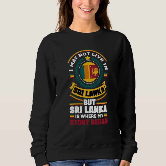 Camiseta Sri Lanka Sri Lankan Sri Lanka Flag Quote (Frente)