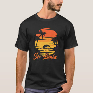 Camiseta Sri Lanka: Vacinação para o Verão da Palmeira do O