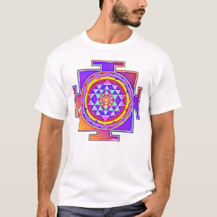 Camiseta Sri Yantra - Símbolo hinduísmo Design 1