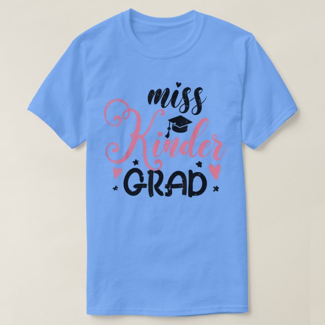 Camiseta Srta. Kinder Formando No Dia Passado Do Jardim De  (Frente do Design)