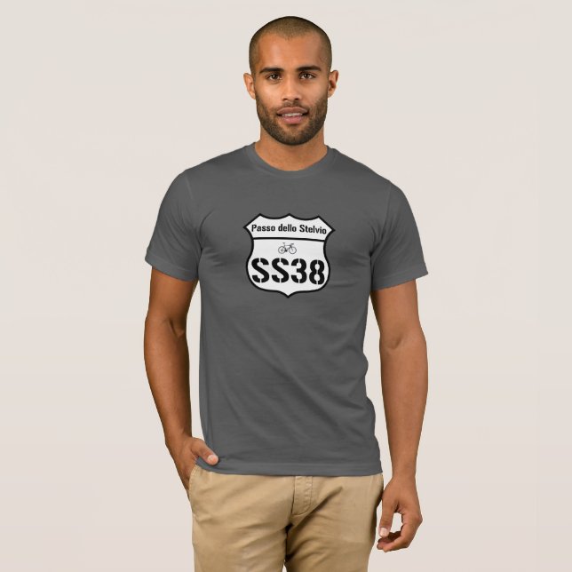 Camiseta SS38: Dello Stelvio de Passo (Frente Completa)