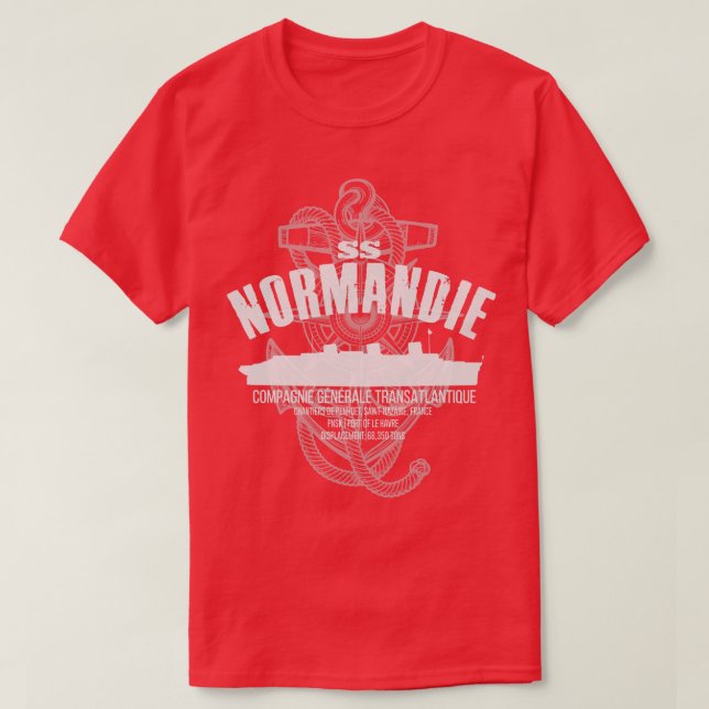 Camiseta SS Normandie (Frente do Design)