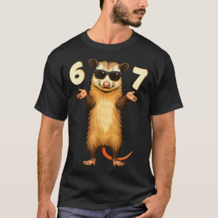 Camiseta Ssum 67 Movimento de Mão Meme Engraçado Crianças A