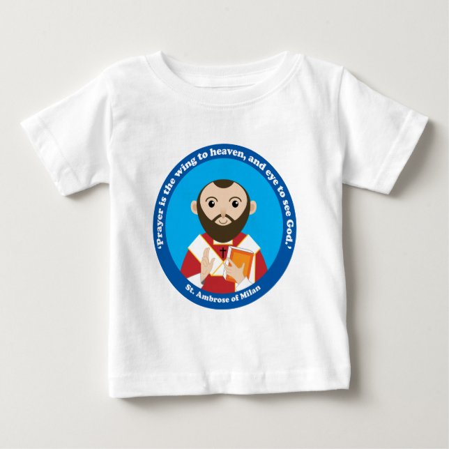 Camiseta St Ambrose de Milão (Frente)