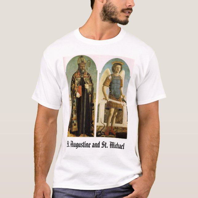 Camiseta St Augustine e St Michael (Frente)