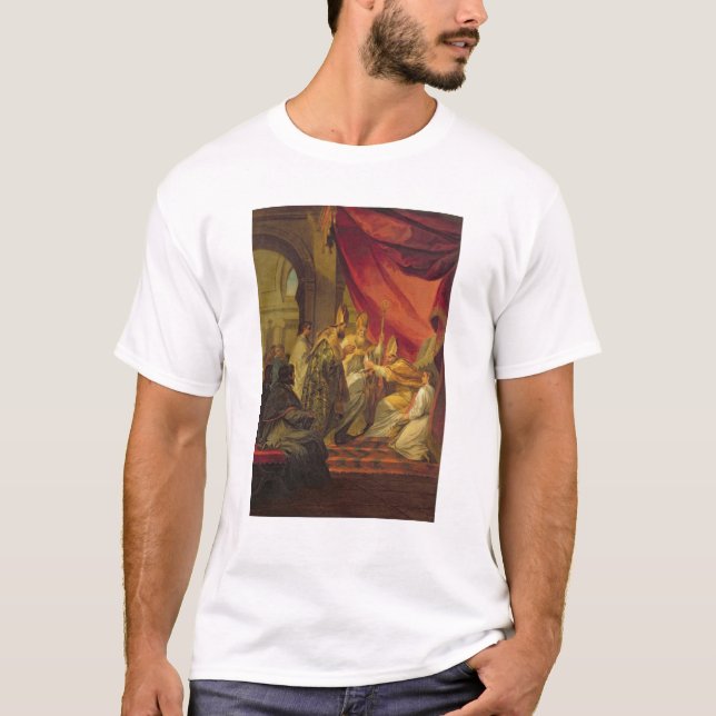 Camiseta St Augustine ordenou como o Bishop (Frente)