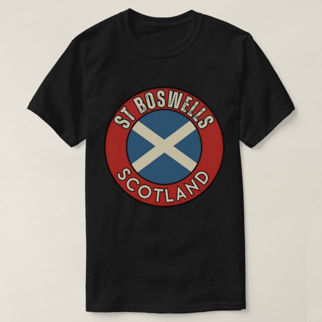 Camiseta St Boswells, Escócia (Frente do Design)