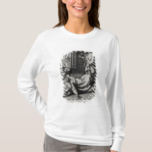 Camiseta St. Catherine que Exorcising um demónio de uma
