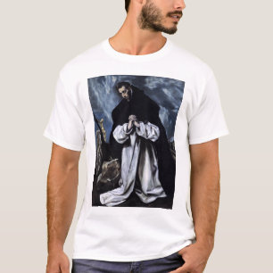 Camiseta St Dominic na oração