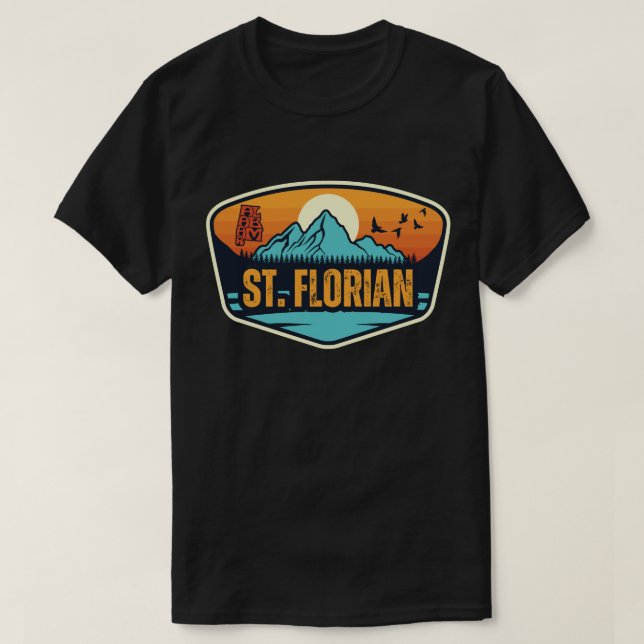 Camiseta St. Florian, Alabama (Frente do Design)